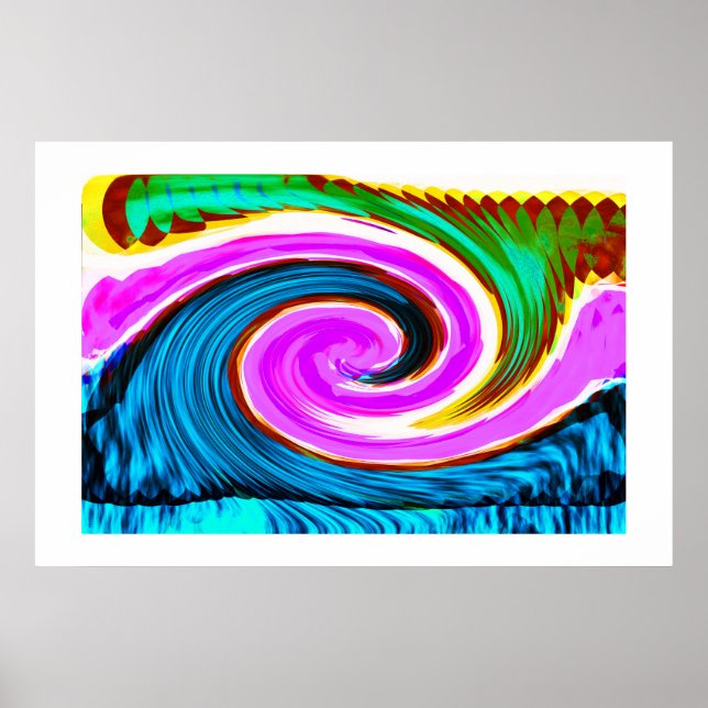 Póster Arte de cruzeiro fluvial (Frente)