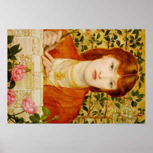 Póster Arte de Dante Gabriel Rossetti