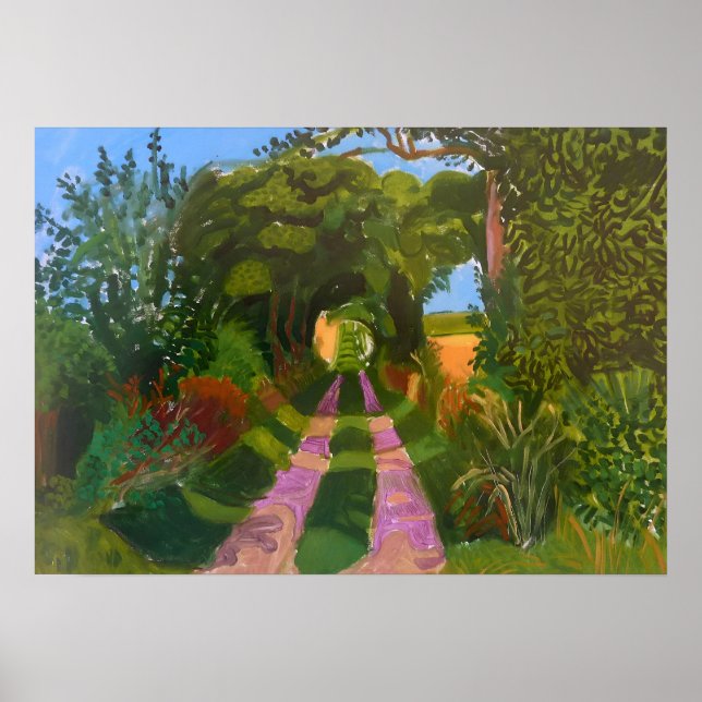 Poster Arte de David Hockney (Frente)