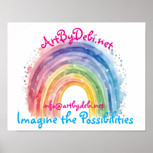 Poster Arte de Debi, Rainbow