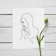 Arte de desenho de linha | Arte moderna minima