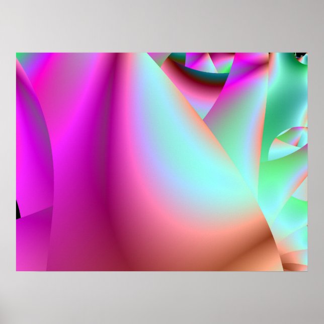 Póster Arte de Destaque de Sala Rosa Pacífica (Frente)