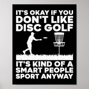 Poster Arte de Disco de Golfe Legal para Homens e Mulhere
