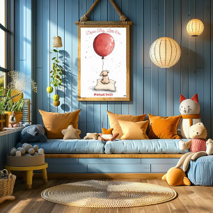 Póster Arte de Enfermeiro Personalizada - Puppy num Trave