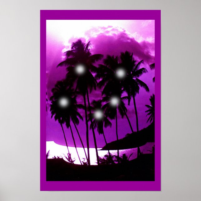 Póster arte de espíritos de palmeira de coco (Frente)