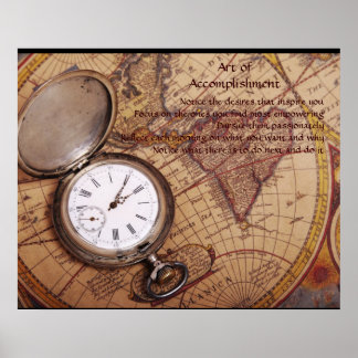 Póster Arte de execução