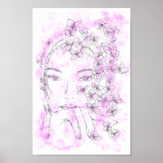 Poster Arte de fã de Jennie (Versão Clara) (Frente)