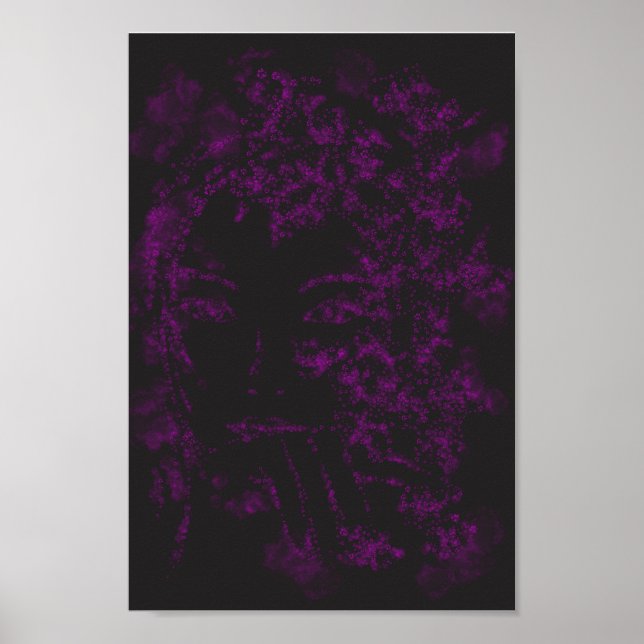 Poster Arte de fã de Jennie (versão escura) (Frente)