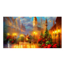 Arte de Férias Vintage Cartaz Antigo