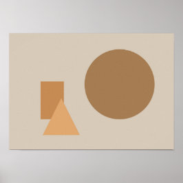 Poster Arte de Formas Abstratas