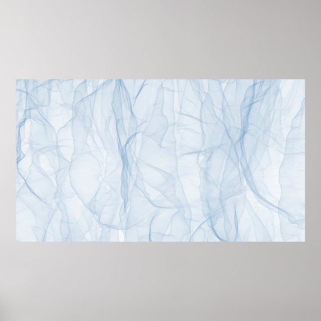 Poster Arte de fundo azul-cluz (Frente)