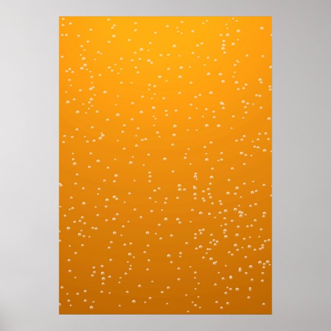 Póster Arte de fundo com pequenas bolhas (Frente)
