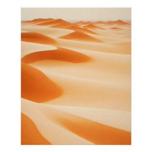 Póster Arte de fundo do deserto paisagístico pitoresco