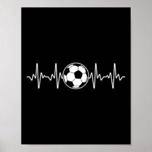 Poster Arte de Futebol Legal para Homens Mulheres Amantes