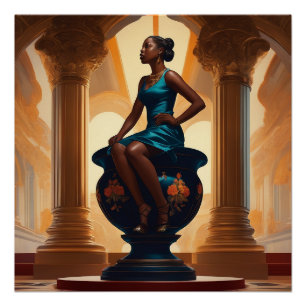 Póster Arte de Garota 