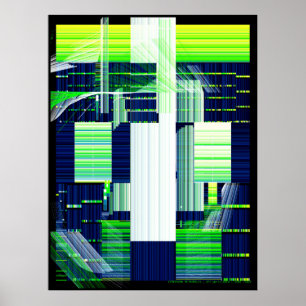 Poster Arte de Glitch de TV Quebrada 