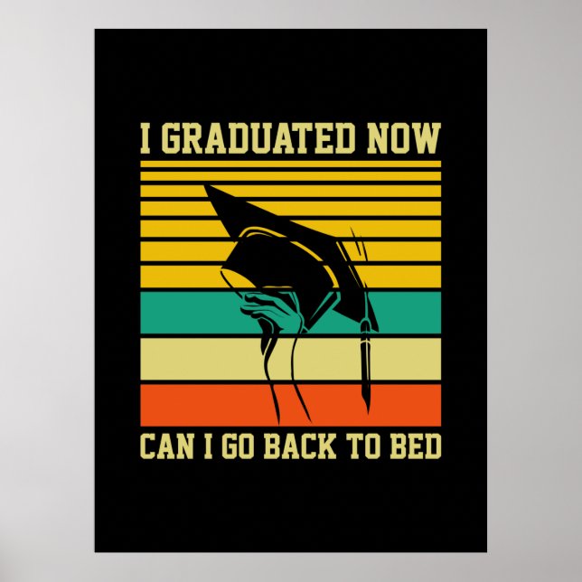Poster Arte de Graduação | Eu Me Formei Agora (Frente)