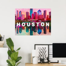 Arte de Grafite do Horizonte de Houston
