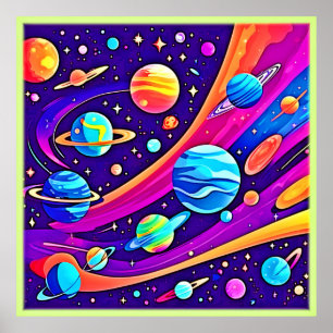 Poster Arte de Harmonia Cósmica