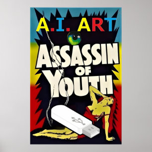 Poster Arte de I.A. - Assassino da Juventude