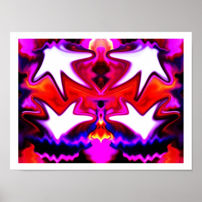 Poster Arte de mãos cicatrizadas (Frente)