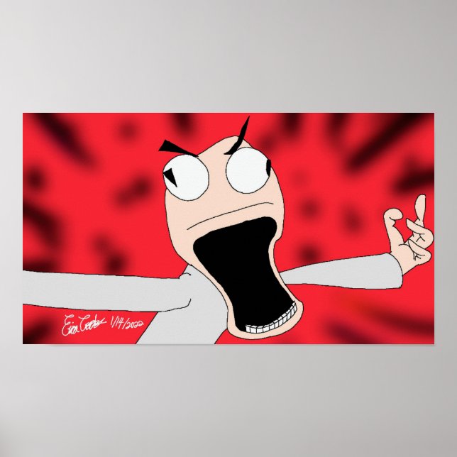 Poster arte de marionete descontrolada (Frente)