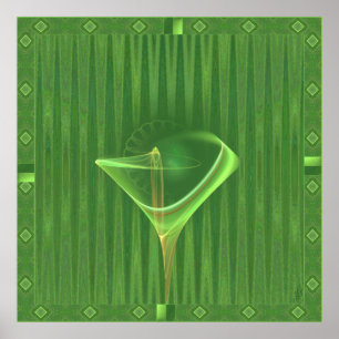 Póster Arte de Martini do país das fadas de Absinthini