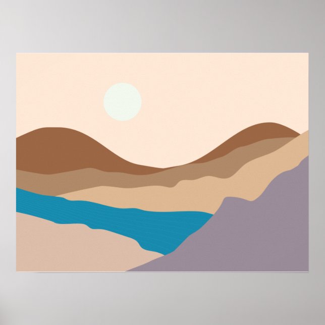 Poster arte de montanha (Frente)