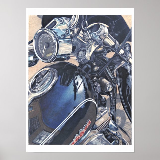 Poster Arte de motocicleta (Frente)