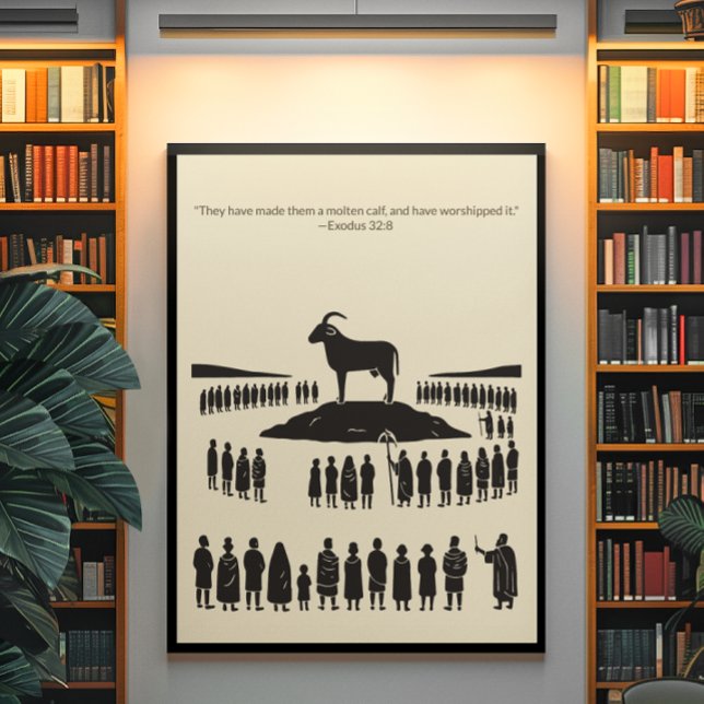 Poster Arte de Muro Cristã Minimalista - Bíblia Versa (Criador carregado)