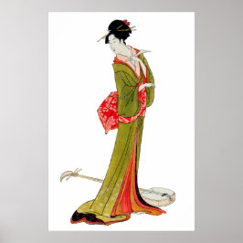 Poster Arte de Muro da Ásia em Geisha