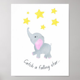 Poster Arte de Muro de Elefante em Estrela