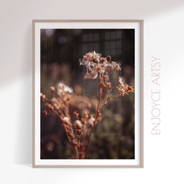 Poster Arte de muro de fazenda de flores silvestres e que (Criador carregado)