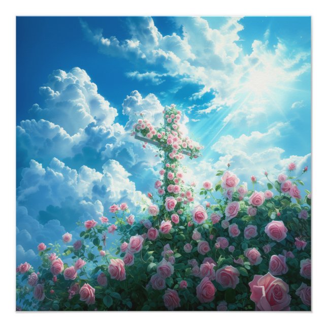 Póster Arte de muro de igreja com Espírito Santo (Frente)