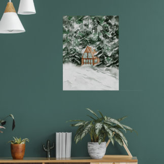 Poster arte de muro do reino gelado