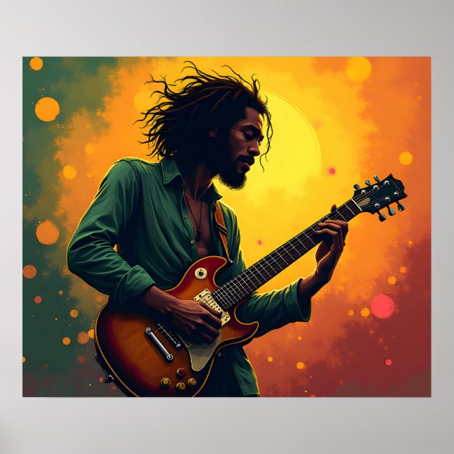Poster arte de música reggae (Frente)