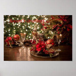 Poster Arte de Natal Clássica