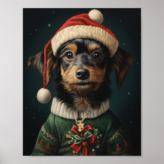 Poster Arte de Natal para Cachorros Bonitos: Pup de Feria (Frente)