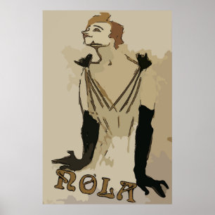 Poster Arte de Nova Orleães, armário do bairro francês