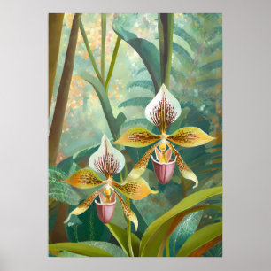 Poster Arte de Orquídea V42