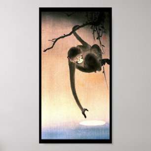 Poster Arte de oscilação japonesa Ukiyo-E de Woodblock