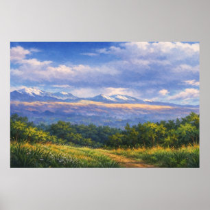Poster Arte de Paisagem Fotográfica Editada (Melhor Quali
