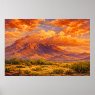 Poster Arte de Paisagem Fotográfica Editada (Melhor Quali