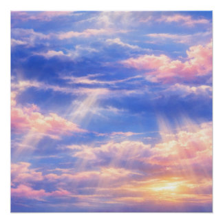 Póster Arte de Paisagem Fotográfica Editada (Melhor Quali