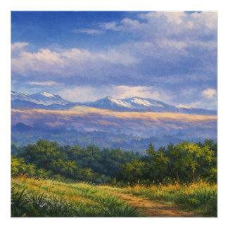 Póster Arte de Paisagem Fotográfica Editada (Melhor Quali