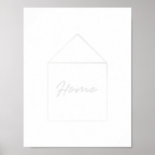 Poster Arte de Palavras Iniciais