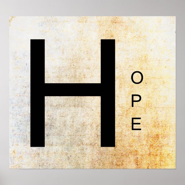 Poster Arte de Palavras Inspiradora (Frente)