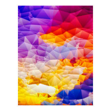 Arte de Parede Abstrata Geométrica Colorida