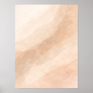 Poster Arte de Parede Abstrata Neutra Minimalista – Orgân