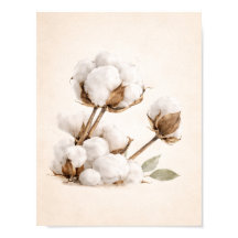 Arte de Parede Cotton Branch | Minimal Neutro Farm